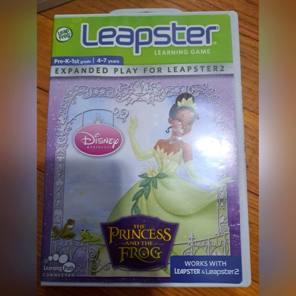 Leapster Disney Princess The Princess and the Frog Game